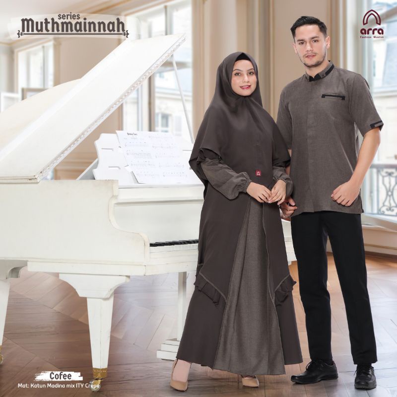 Gamis Sarimbit Keluarga Ayah Ibu Anak Series Muthmainnah Warna Cofee Original Premium Arra Sarimbit Couple 2023 Terbaru Busana Muslim Kapel Kondangan Baju Couple Keluarga Muslim Sarimbit Lebaran Baju Kondangan Wanita Kekinian Jumbo