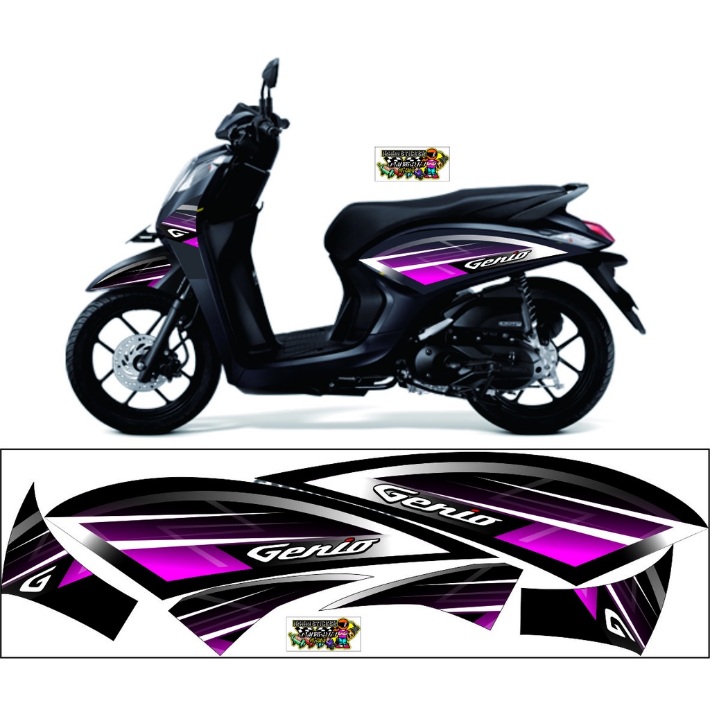 STRIPING GENIO- STRIPING VARIASI HOLOGRAM HONDA GENIO