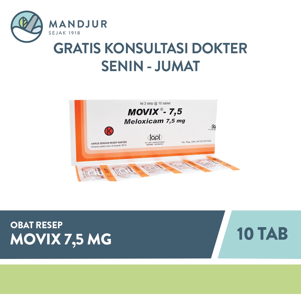 Movix 7.5 mg 10 Tablet