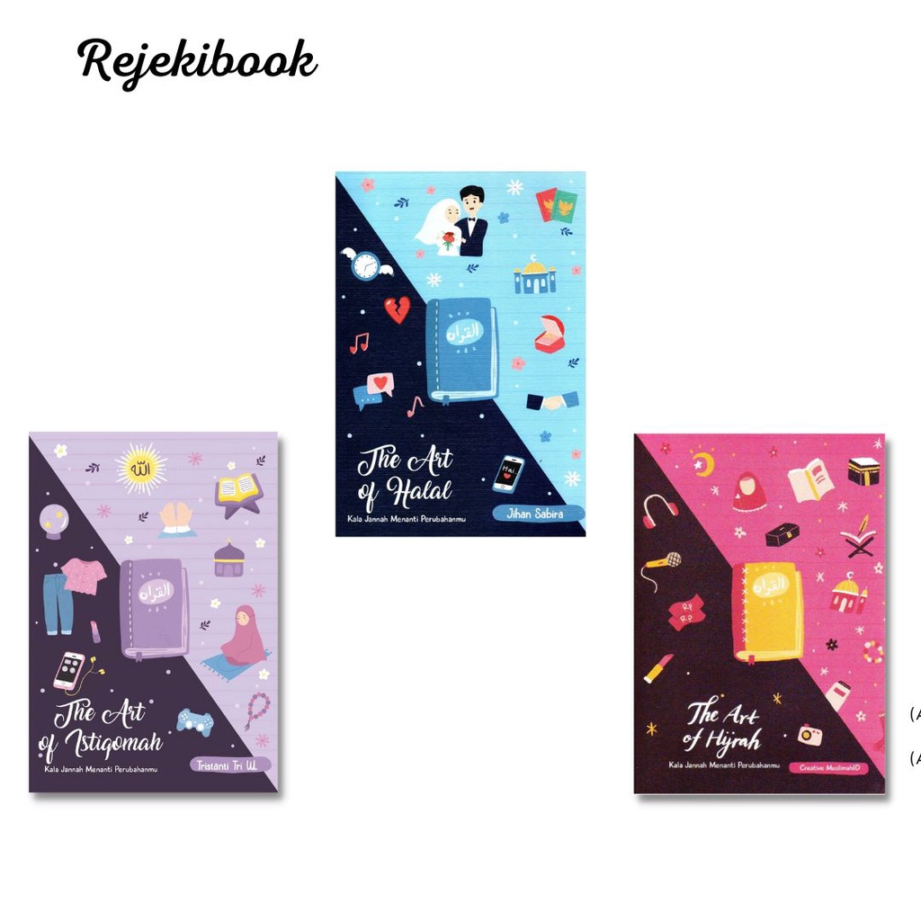 Buku The Art Of Istiqomah - The Art of Halal - The Art Of Hijrah (Brilliant Books)