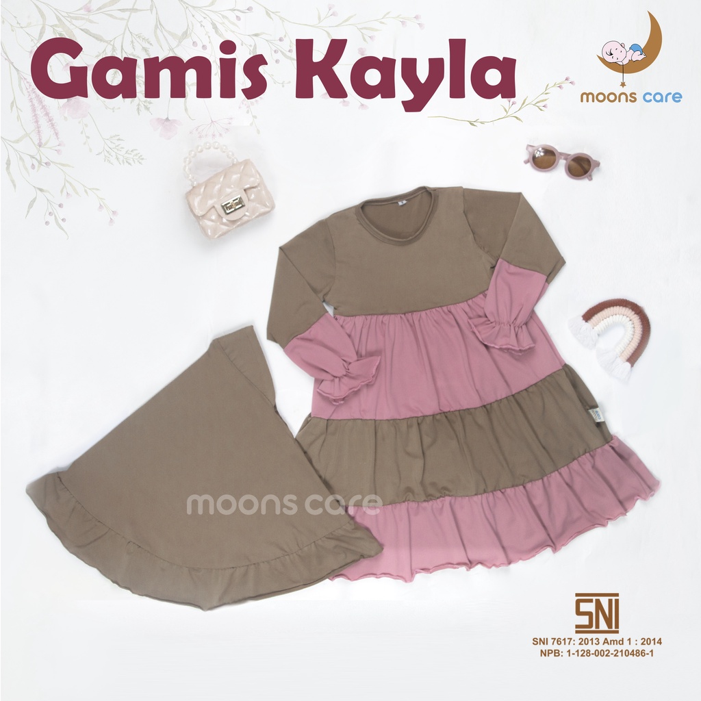 moons care SNI Gamis Renda kayla Anak Polos | Busana Gamis Muslim Anak Bayi Perempuan - gamis lebaran - gamis lebaran syari kualitas premium - gamis anak perempuan