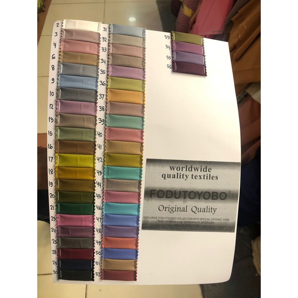 Kain/Bahan Katun Toyobo fodu royal mix
