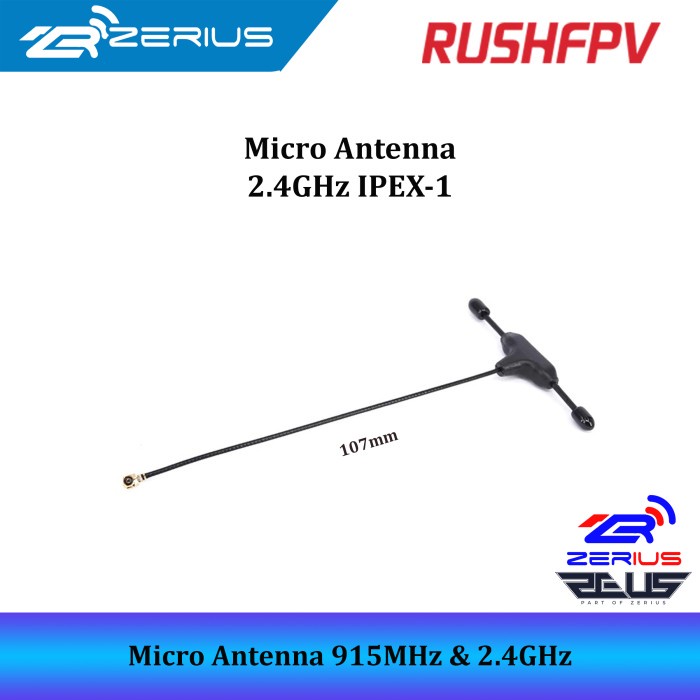 RushFPV Micro Antenna 915MHz & 2.4GHz IPEX1 IPEX4 ELRS TBS Antenna