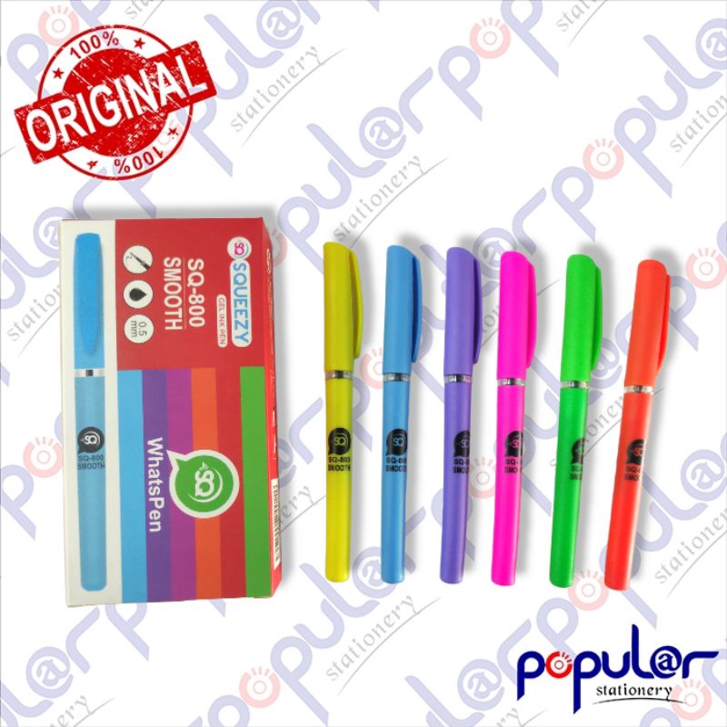 

Bolpoint Gel Squeezy SQ 800 Whatspen 0.5