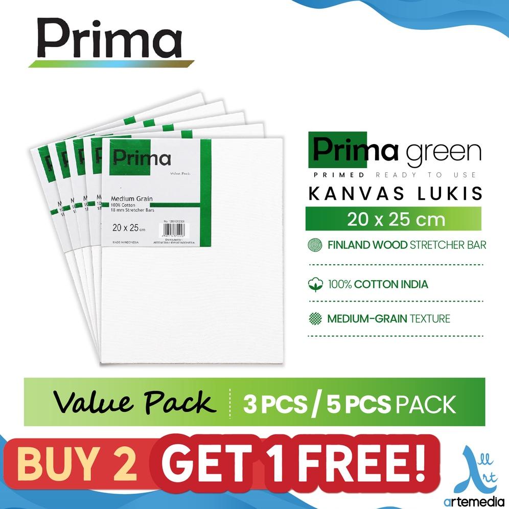 

Kanvas Lukis Prima Green 20x25cm Value Set Cotton Canvas