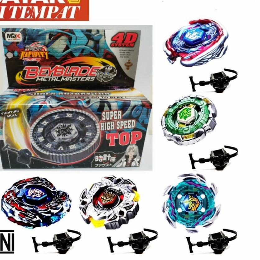 >V44859) Mainan Gangsing BeyBlade Metal Gasing BeyBlade Metal BeyBlade Metal Masters Rapidity