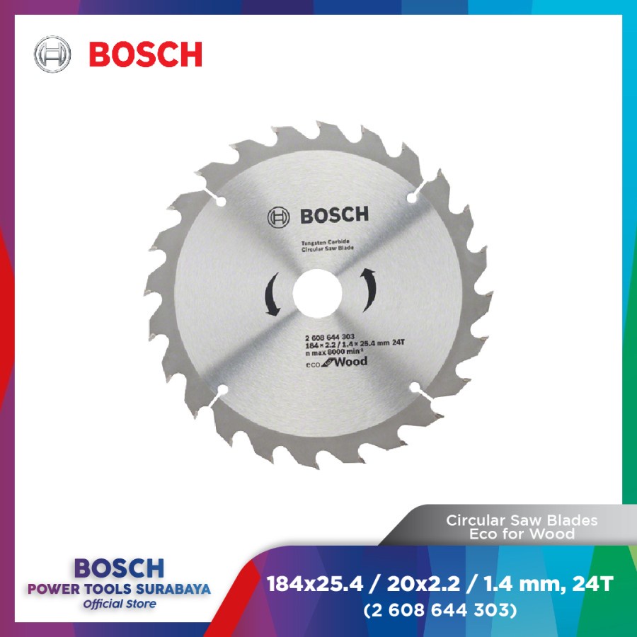Mata Gerinda Potong Kayu 7" Bosch Eco for Wood