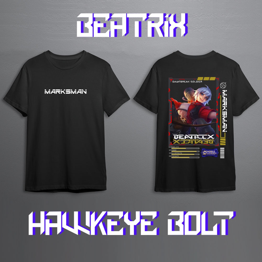 KAOS HERO MOBILE LEGEND BEATRIK FIGHTER FULL SKIN KEREN // KAOS MLBB // KAOS ML