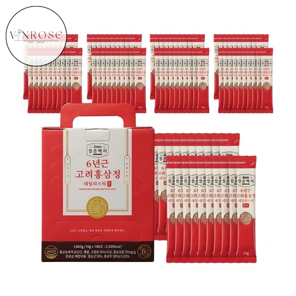 [10 Sachet] Korean Red Ginseng Extract Daily Stick Gold Ginseng Korea/ Ginseng Merah Ekstrak