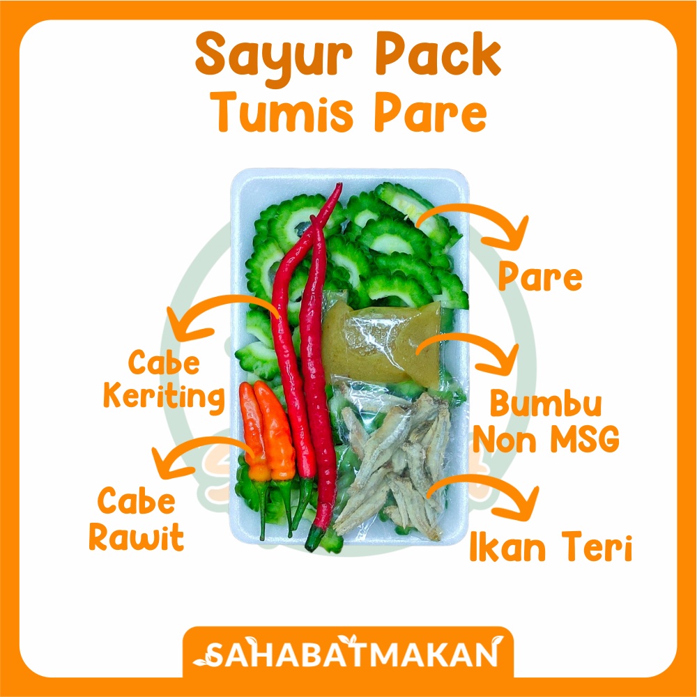 Tumis Pare - Sayur Pack / Sayur Prep / Sayur Instant — SahabatMakan