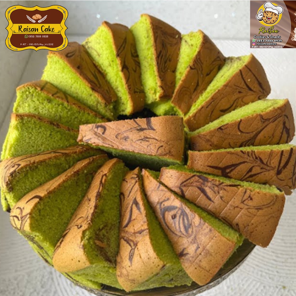 Kue Bolu Pandan / Cake Pandan / Bolu Panggang