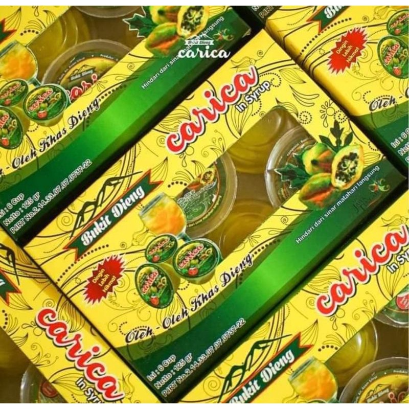 

MANISAN CARICA KEMASAN BARU ISI 6 PCS
