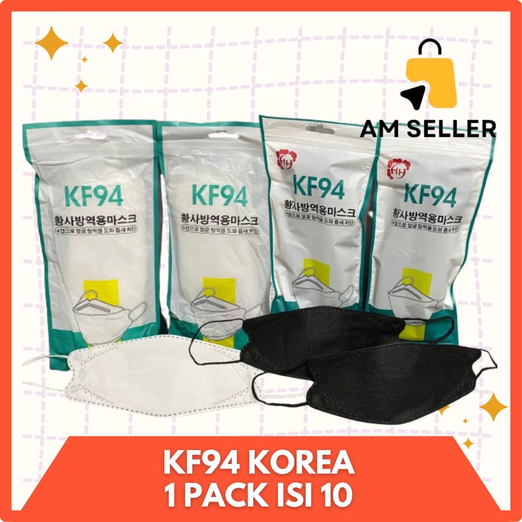 MASKER KF94 KOREA 4 PLY ISI 10pcs