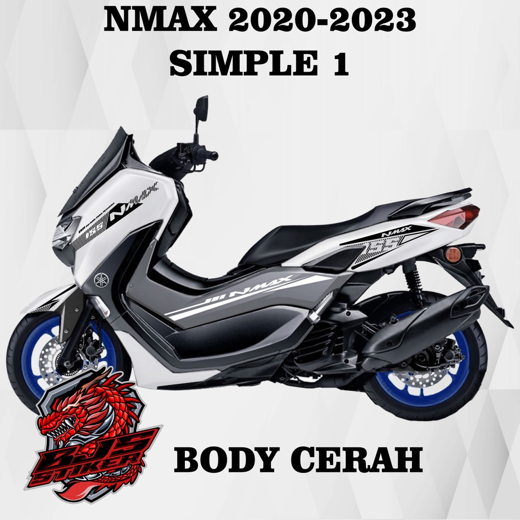 [COD] Stiker Sticker Striping transparan uv NMAX 2020 NMAX New 2020 simple 1