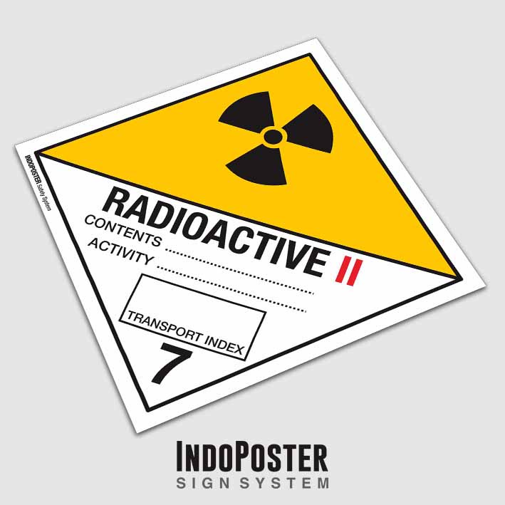 

Stiker Plakat Label B3 PM 60 2019 Kelas 7.B Radioaktif Radioactive