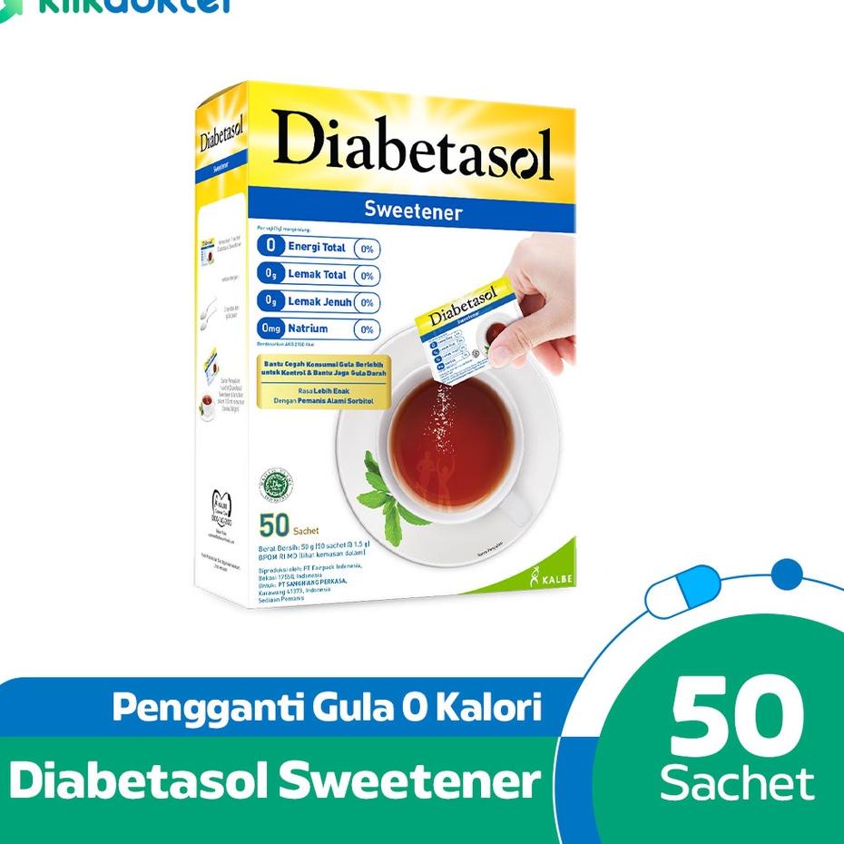 

COD⭐️Diabetasol Sweetener Zero Calorie 50x1.5gr