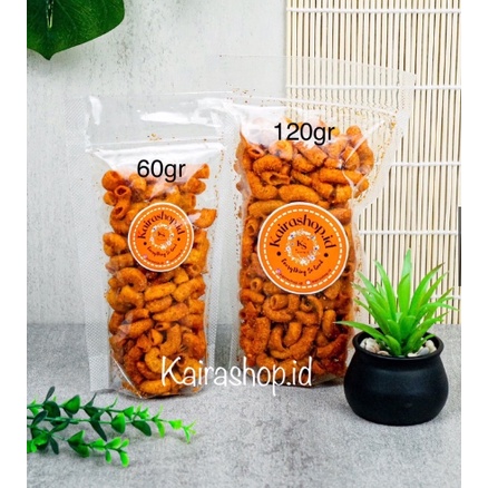 250 GR MAKRONI DAN MAKRONI SPIRAL PEDES BALADO TERNAGIH