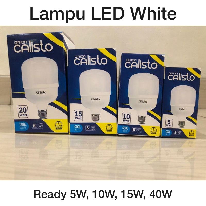 LAMPU LED ORION CALISTO KOTAK / LAMPU LED / LAMPU 5 WATT / LAMPU 10 WATT / LAMPU 15 WATT / LAMPU 40 
