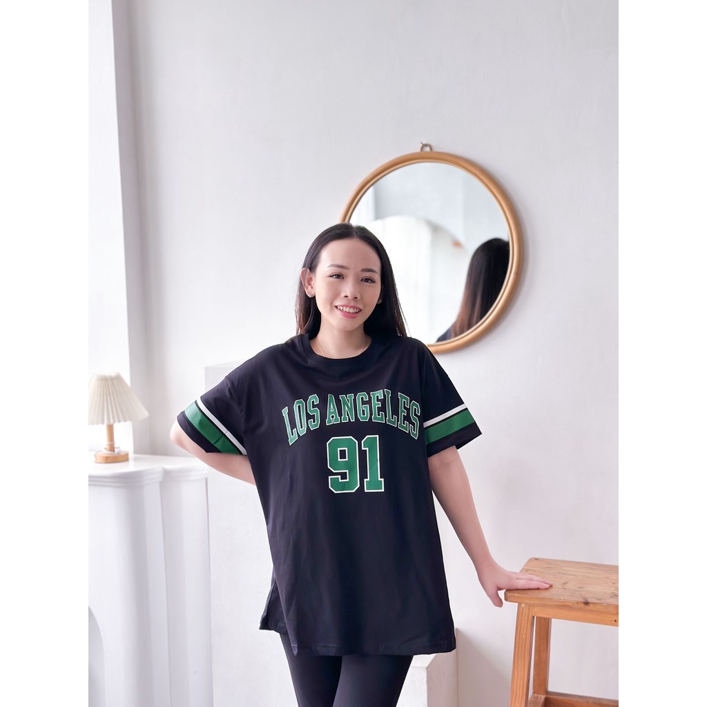 INFINITEE Kaos Wanita Ukuran Jumbo Motif Tumblr