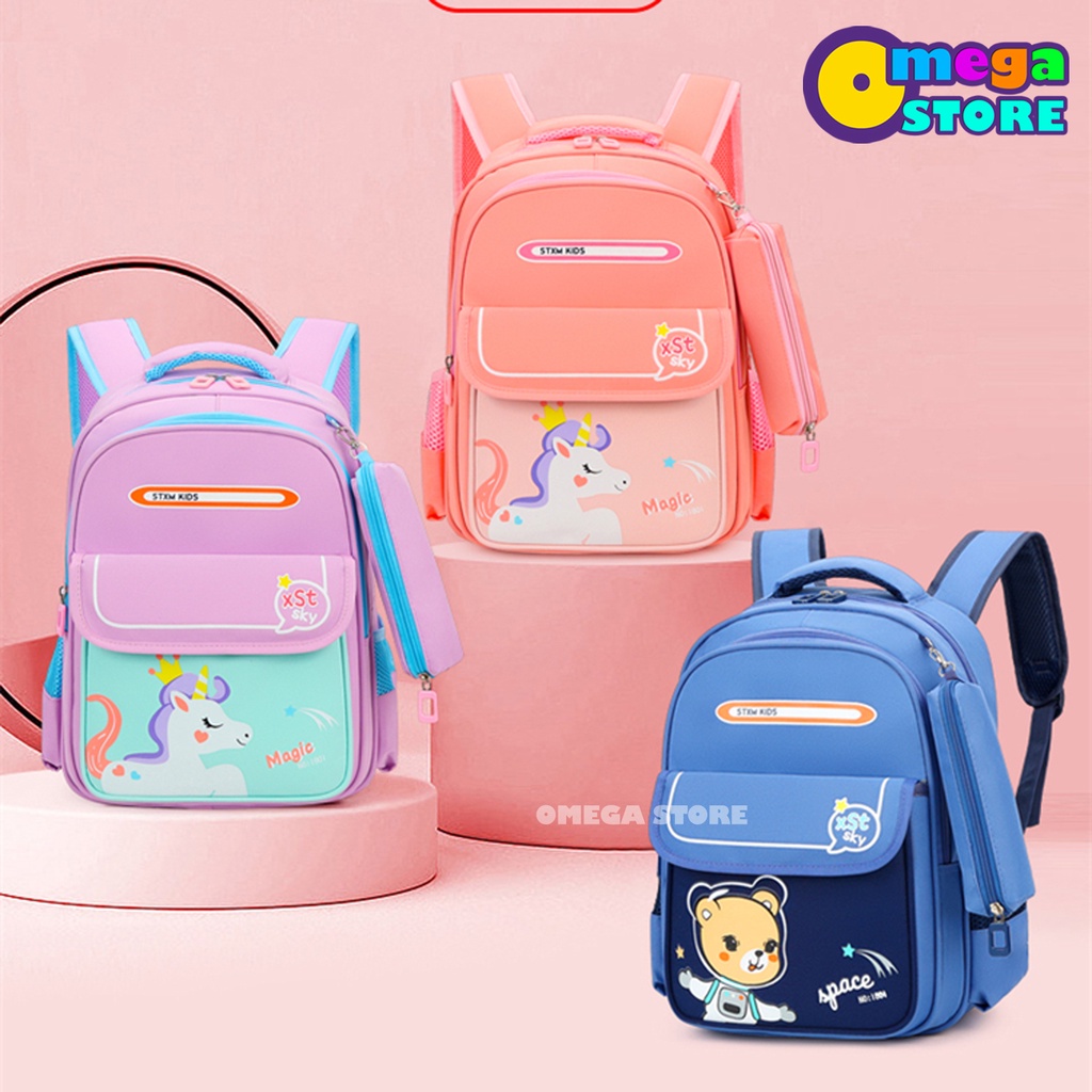[O&amp;S] Tas Ransel Anak Sekolah Karakter Unicron Pugung Remaja Lucu-OS291