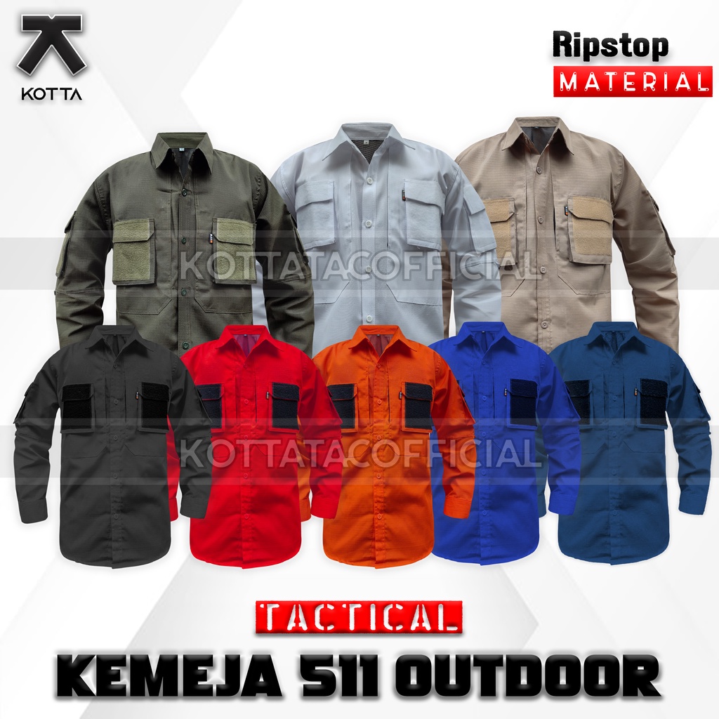 KEMEJA TACTICAL LENGAN PANJANG  - KEMEJA OUTDOOR - KEMEJA LAPANGAN - KEMEJA DRON - KEMEJA TIM - KEMEJA TAKTIS