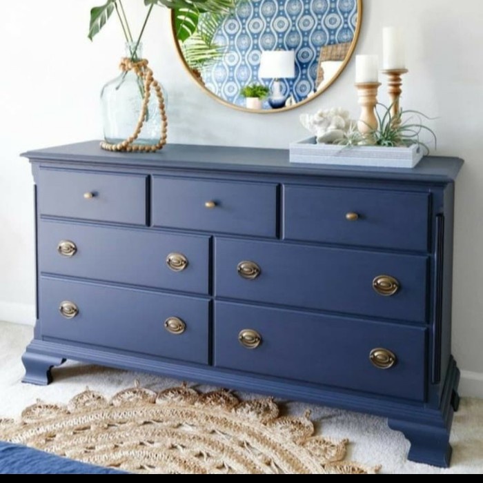 LJ1 Drawer minimalis duco-Bufet shabby-meja TV