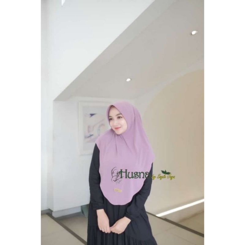 (HUSNA) Hijab instan ped marwah premium ori husna