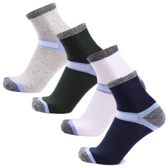 Kaos Kaki Olahraga Pria Quick Drying Breathable Men Socks 39-45 - WZ173