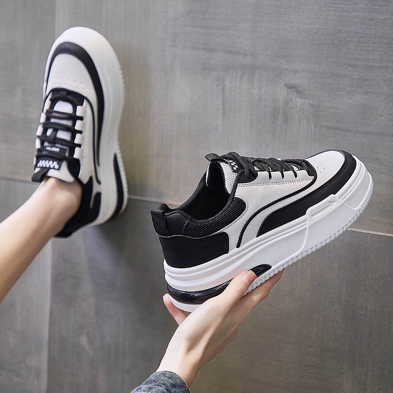 4.4 DENDEN.ID Sepatu Sneaker Putih Fashion Wanita Model Korea Import 1051