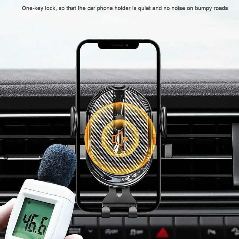 Phone Holder Air Vent One Hand Operation 360 Adjustable Sandaran Handphone Mobil Multifungsi Berkualitas