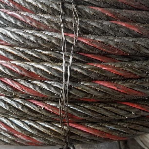 

kawat seling 16mm RRT iwrc 6x37 /wire rope 16 mm 5/8 DISKON