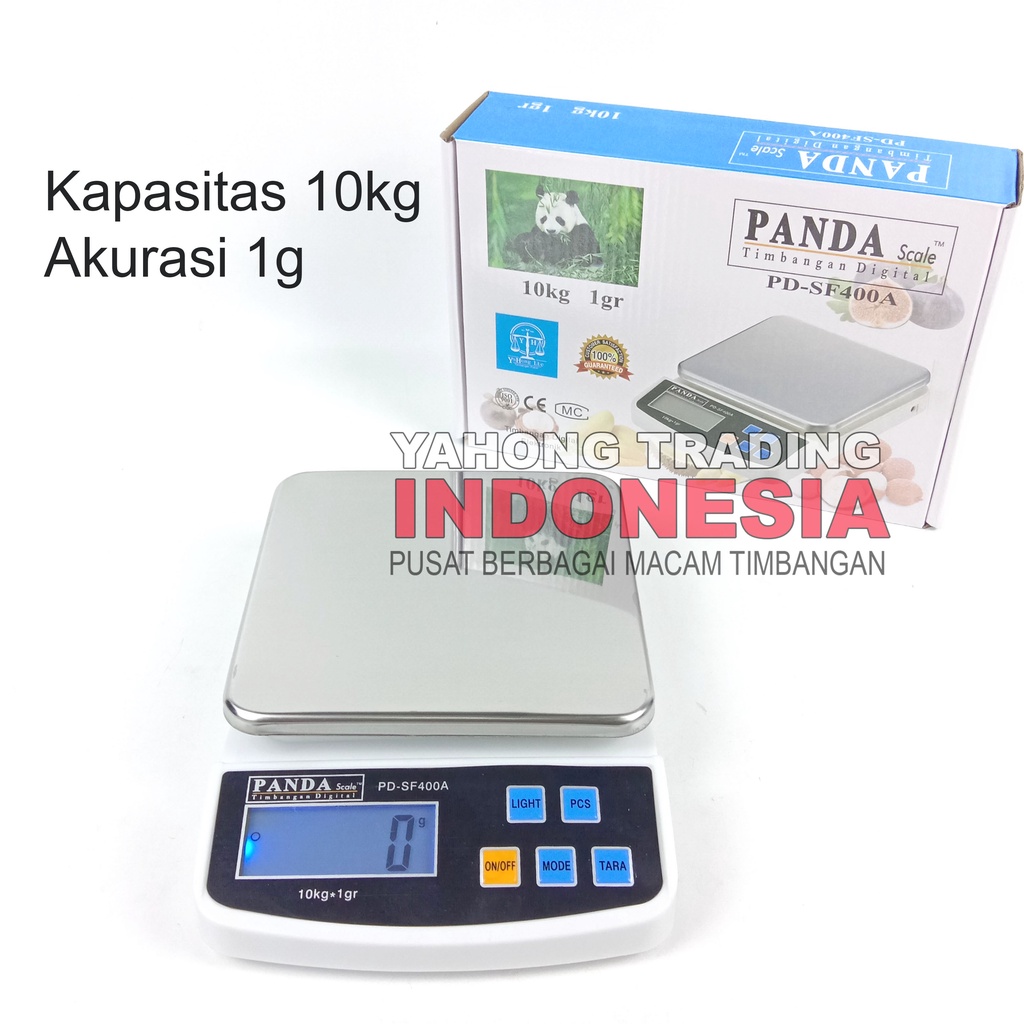 Timbangan Dapur Digital  Paket Bumbu Makanan 10kg 1g PANDA SCALE SF-400A SF400A