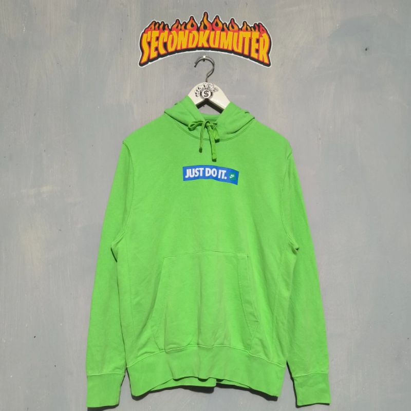 HOODIE NIKE JUST DO IT GREEN