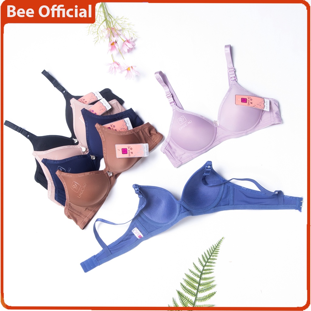 BEE - Bra Lingcao Original Bh Busa Tanpa Kawat Kait 2 Pakaian Dalam Wanita A777