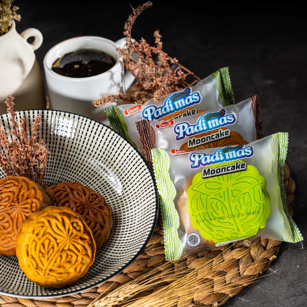 Padimas Mooncake (Kue Pia - Kue Bulan) Kacang Pandan 60g