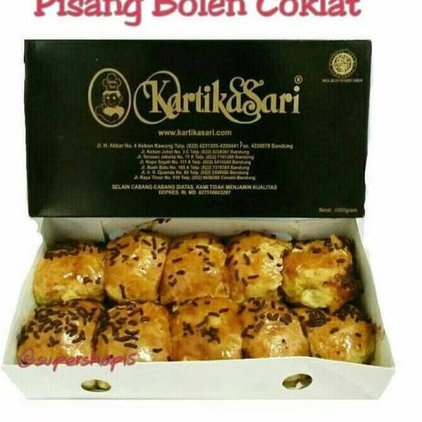 

HARGA GROSIR Termurah Pisang Bolen Coklat Keju Mini Kartika sari kue pisang Molen cokelat oleh oleh Bandung Murah 