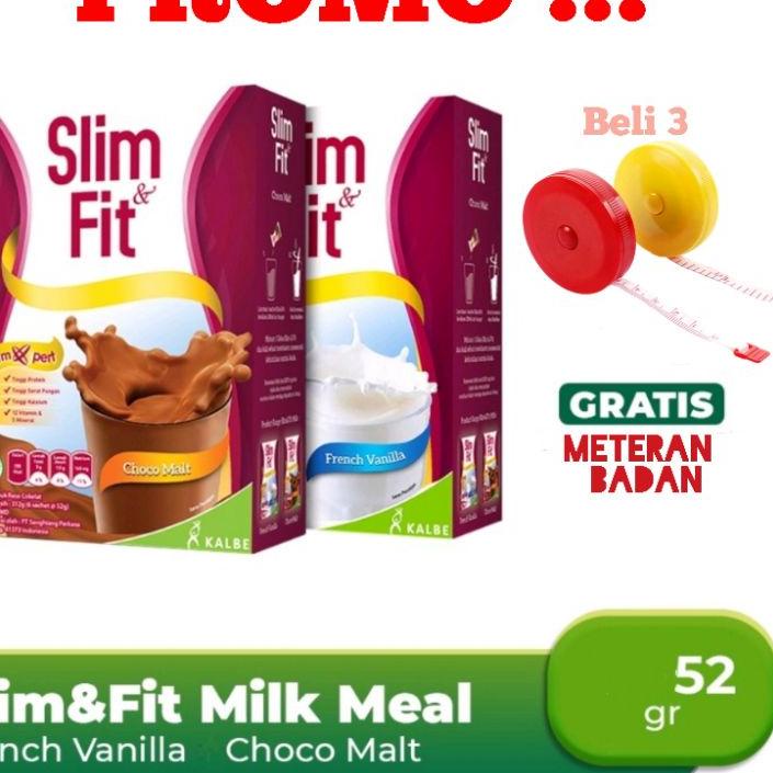 

♧ Susu Slim & Fit Milk 6x52gr Vanila atau Coklat/ Slim Fit Susu Kalbe/ Slimfit susu diet / Slim Fit Coklat Vanila / slim&fit susu Kalbe ✧