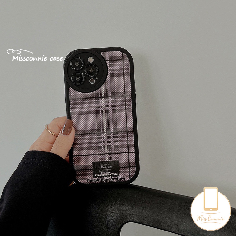 Casing Untuk Realme C35 C21Y C30 C55 C53 C25Y 10Pro C17 C20 C31 C20A C12 C25S5 9i 6 8i 8Pro 5 6i 6s 8 5i 7i C15 C11 C21 GT C17 C2 C3 Mewah Simple Lucky Kotak-Kotak Lensa Bulat Sarung Soft Cover