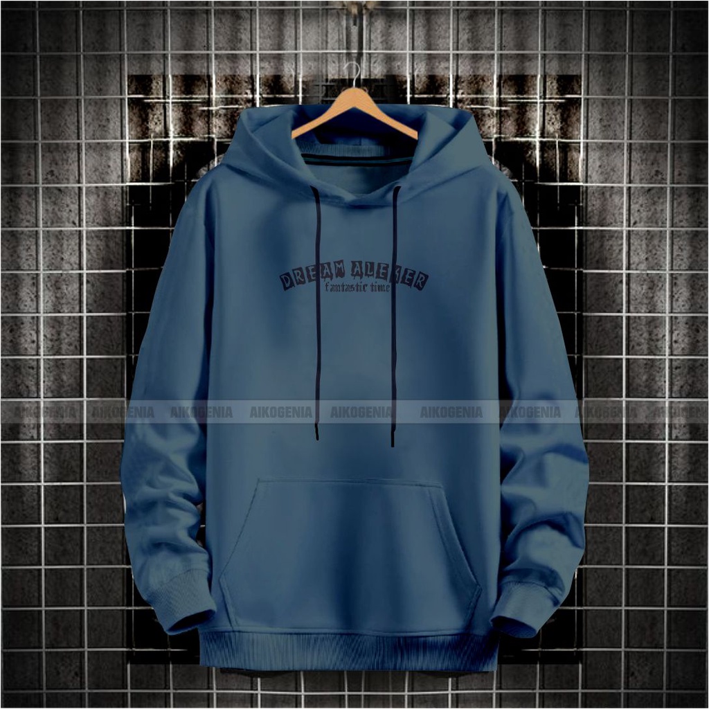 Sweater hoodie pria DREAM ALEKER terbaru / hoodie pria kekinian kwalitas distro