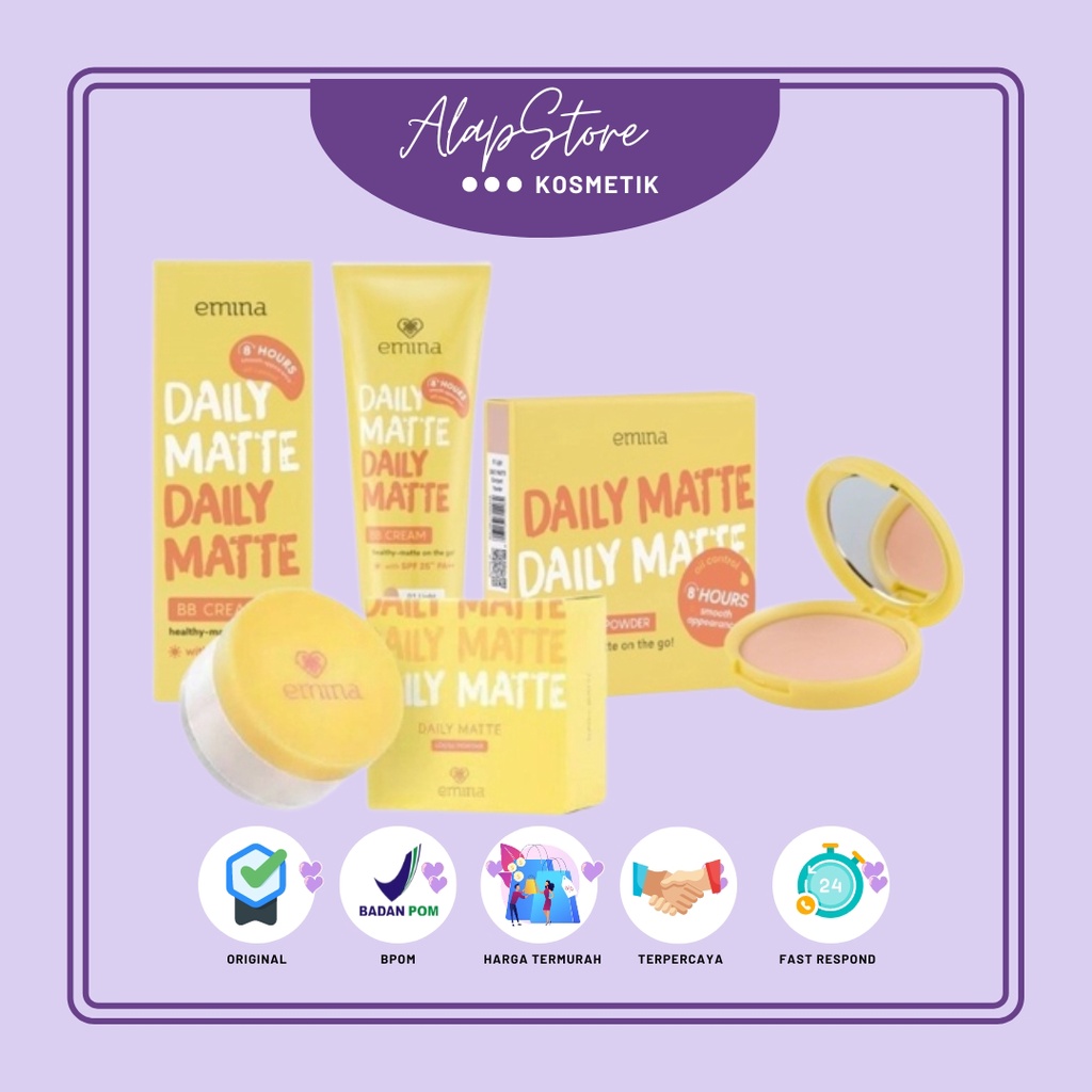 Emina Daily Matte - Loose Powder | BB Cream | Compact Powder