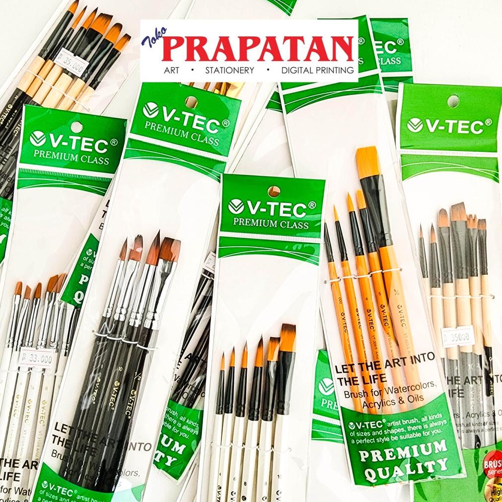 

95 Kuas Lukis V-TEC set / V-TEC Paint Brush set 95100