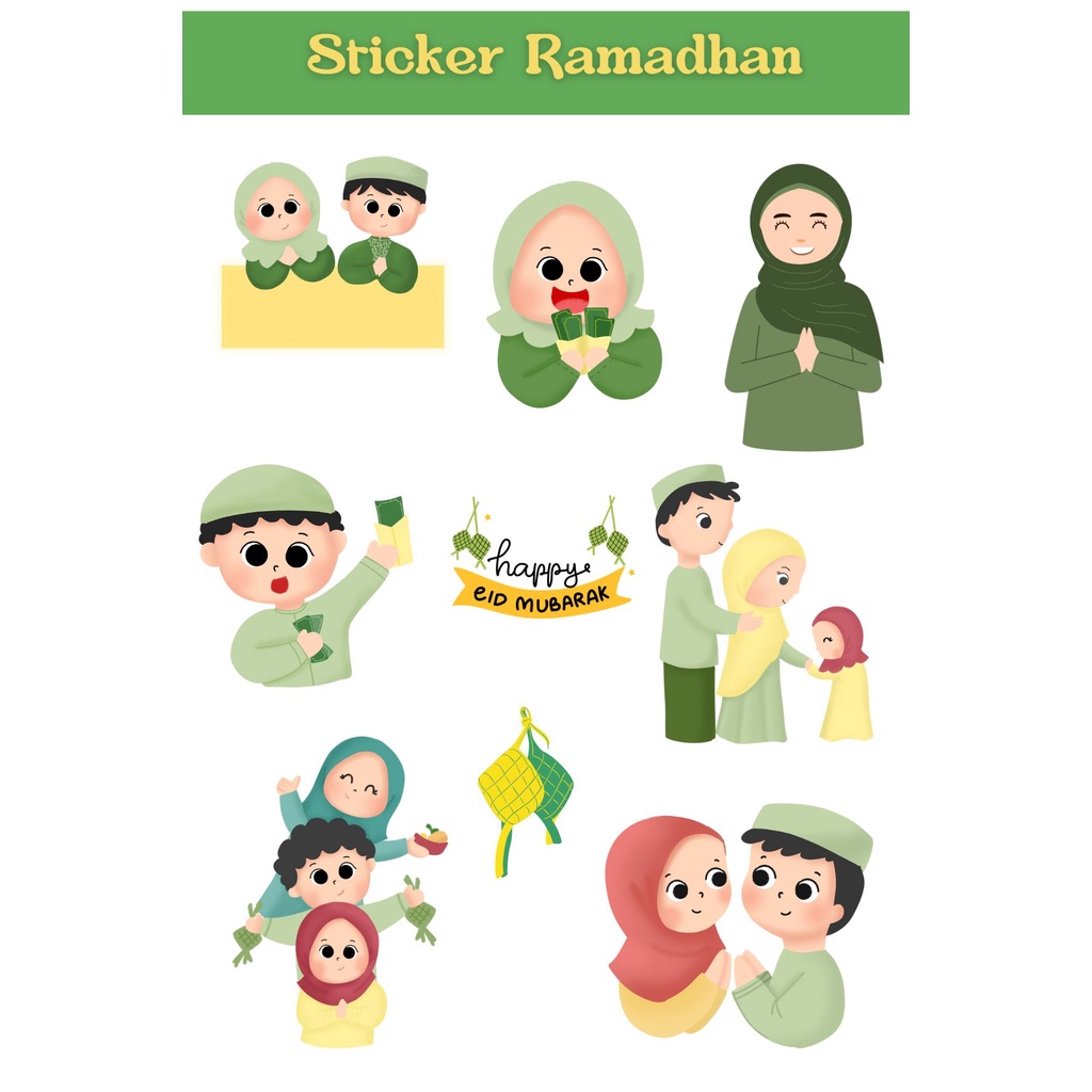 

Islam Sticker RAAMDHAN EDITION Non Cutting 10x15cm - Sticker Aesthetic Keren Murah aesthetic cute custom