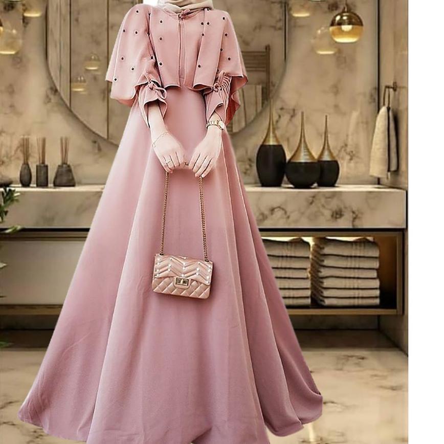 ♗ [ SUPER TERMURAH ] Caca Dress / Carita Maxy / Gamis Remaja / Sabrina Dress ♟