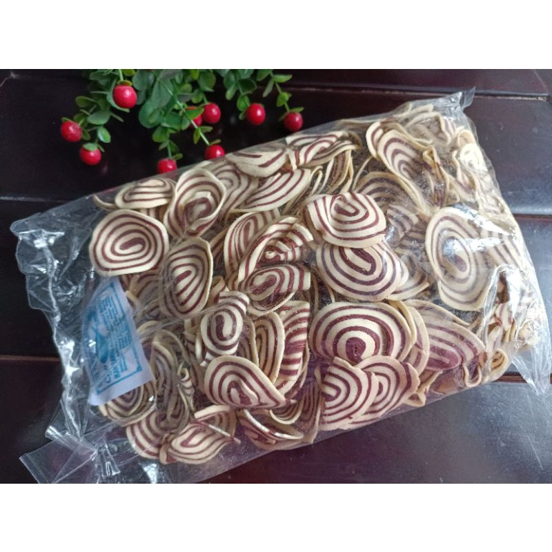 

kue kerupuk kuping gajah putih