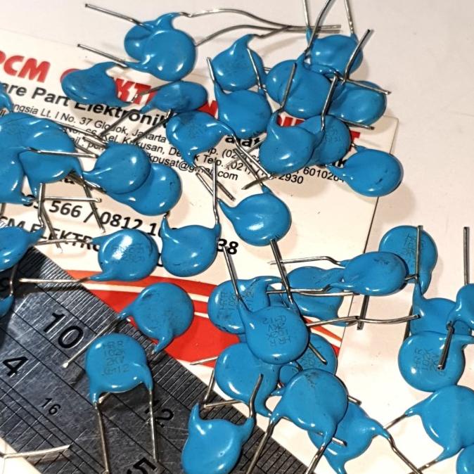 (10 pcs) Capasitor Kapasitor Milar 102 1nf 1kv kecil pcmelektr812