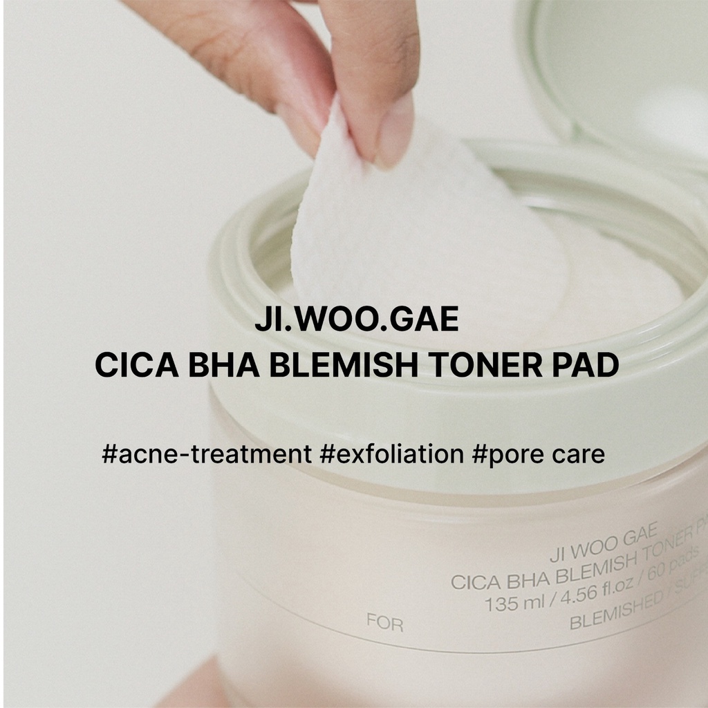 Celimax Ji Woo Gae​ Cica BHA Blemish Toner Pad - 170ml