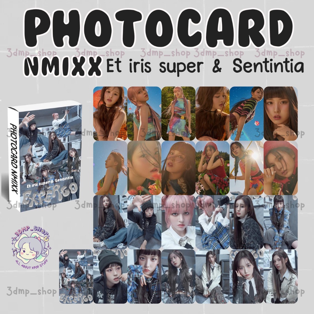 [25 Lembar] Photocard Lomocard photo lomo card NMIXX Ad Mare Dice Entwurf Girls over flower expérgo