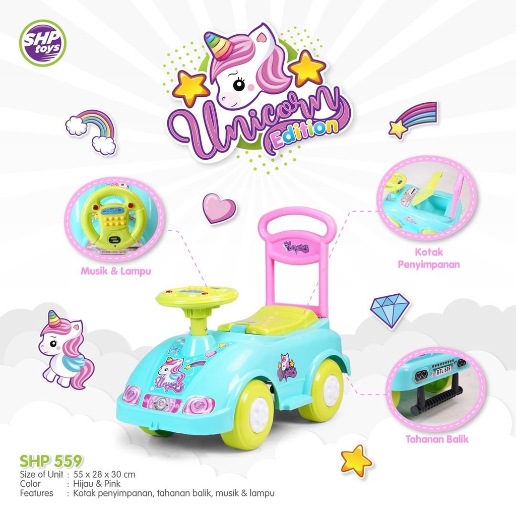 SHP Toys Ride on Cars BTL 559 Mainan mobil mobilan dorong