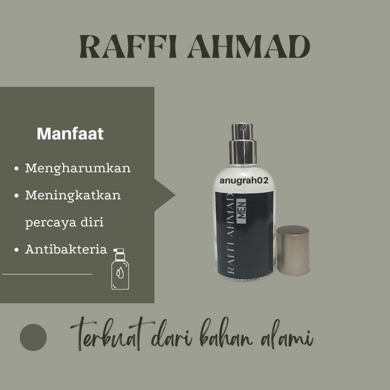 Parfum pria Raffi ahmad - minya wangi LELOBO