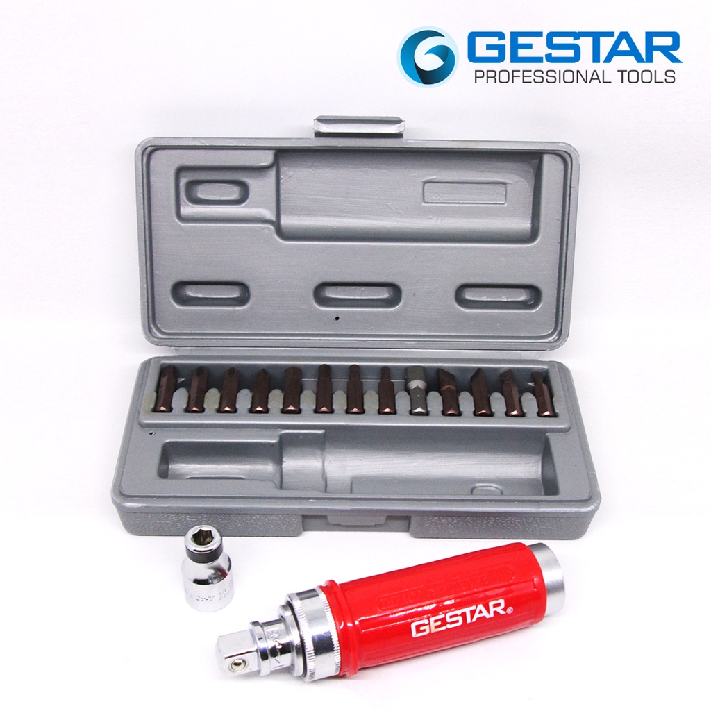GESTAR/CROSSMAN-Set Obeng Ketok 12 pc Impact Driver set